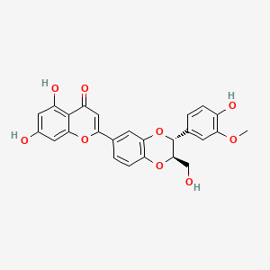 Chemical structure of (Rac)-Hydnocarpin