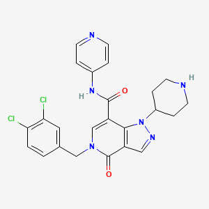 Chemical structure of BDP-13176