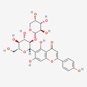 Chemical structure of Isovitexin2''-O-arabinoside