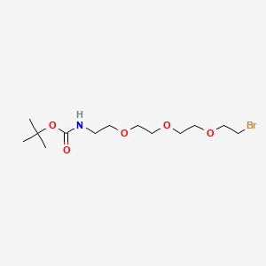 Chemical structure of N-Boc-PEG4-bromide