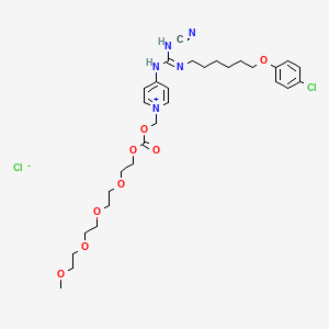 Chemical structure of Teglarinad chloride