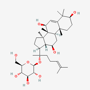 Chemical structure of Ginsenoside Rh7