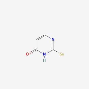 Chemical structure of 2-Selenouracil