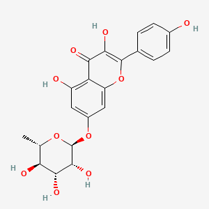 Chemical structure of Kaempferol-7-O-rhamnoside