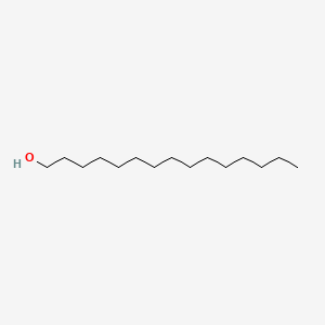 Chemical structure of 1-Pentadecanol