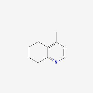 Chemical structure of 4-Methyl-5,6,7,8-tetrahydroquinoline