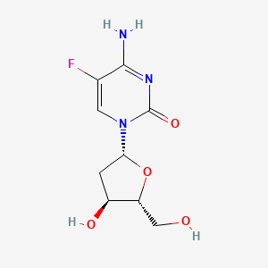 Chemical structure of 5-Fluoro-2'-deoxycytidine