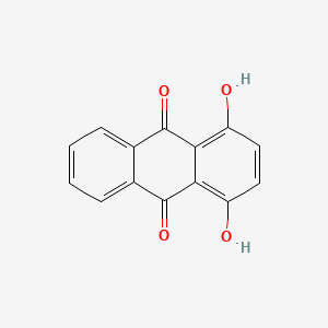 Chemical structure of Quinizarin