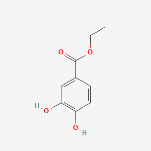 Chemical structure of Ethyl 3,4-dihydroxybenzoate