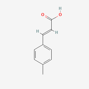 Chemical structure of 4-Methylcinnamic acid