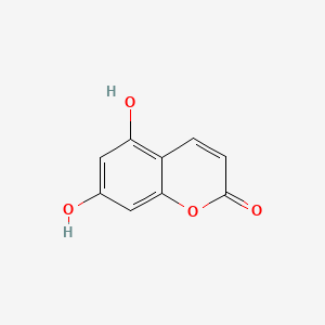 Chemical structure of 5,7-Dihydroxycoumarin