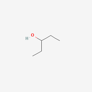 Chemical structure of 3-Pentanol