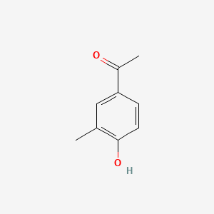 Chemical structure of 4'-Hydroxy-3'-methylacetophenone