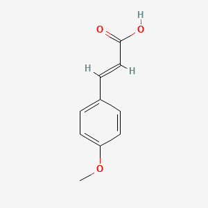 Chemical structure of 4-Methoxycinnamic Acid