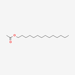 Chemical structure of Myristyl Acetate