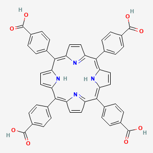Chemical structure of meso-Tetra(4-carboxyphenyl)porphine