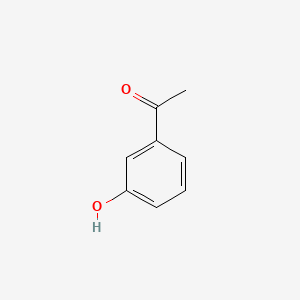 Chemical structure of 3-Hydroxyacetophenone