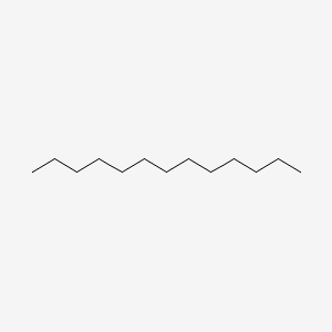 Chemical structure of Tridecane