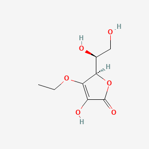 Chemical structure of 3-O-Ethylascorbic acid