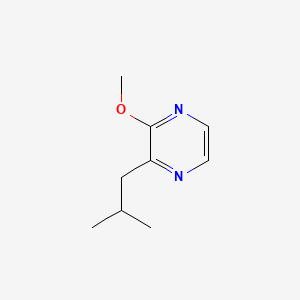 Chemical structure of 2-Isobutyl-3-methoxypyrazine