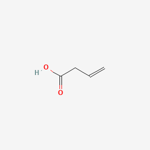 Chemical structure of 3-Butenoic acid