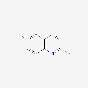 Chemical structure of 2,6-Dimethylquinoline