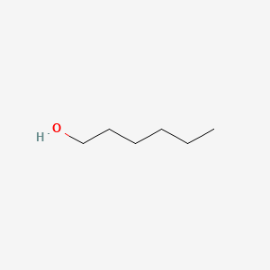 Chemical structure of 1-Hexanol