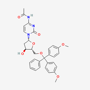 Chemical structure of 5'-O-DMT-N4-Ac-dC
