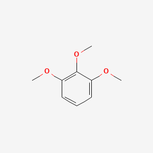 Chemical structure of 1,2,3-Trimethoxybenzene