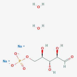 Chemical structure of D-Ribose 5-phosphate disodium dihydrate