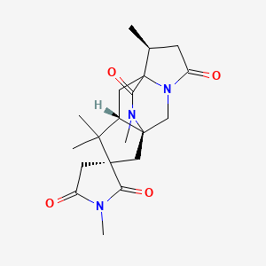 Chemical structure of 16-Keto Aspergillimide