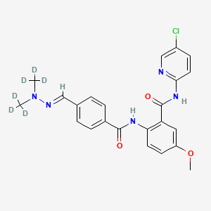 Chemical structure of Betrixaban D6