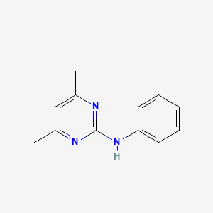 Chemical structure of Pyrimethanil