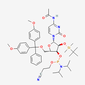 Chemical structure of Ac-rC Phosphoramidite
