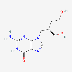 Chemical structure of Omaciclovir