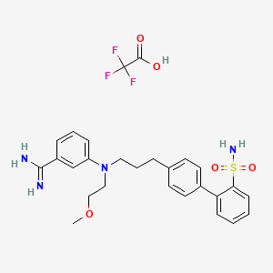 Chemical structure of FTI-2153 TFA