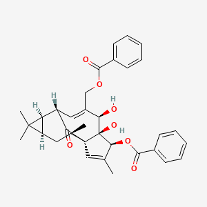 Chemical structure of Ingenol dibenzoate