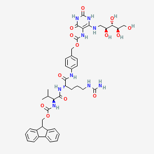 Chemical structure of 5-A-RU-PABC-Val-Cit-Fmoc