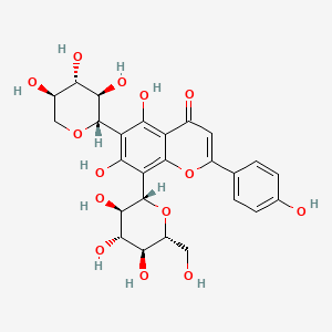 Chemical structure of Vicenin-1
