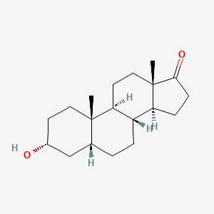 Chemical structure of Etiocholanolone