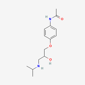 Chemical structure of Practolol