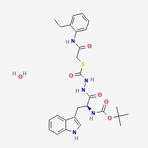 Chemical structure of SID 26681509 quarterhydrate