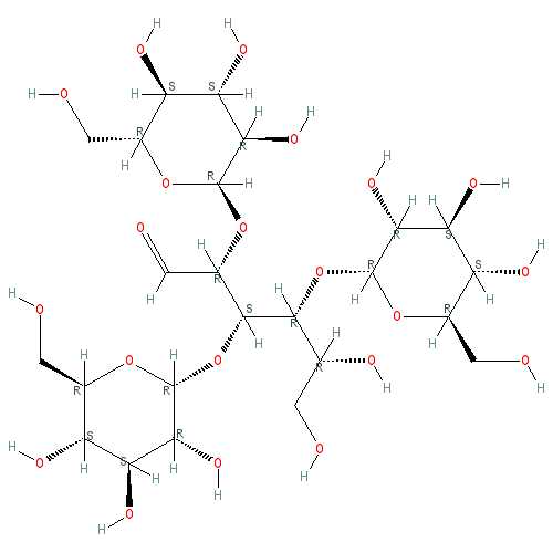Chemical structure of Isomaltotetraose