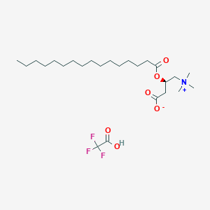 Chemical structure of L-Palmitoylcarnitine TFA