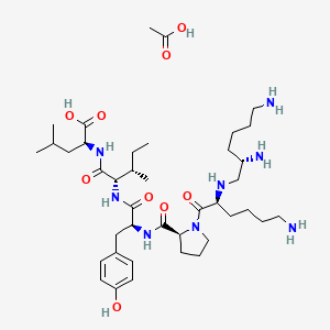 Chemical structure of JMV 449 acetate