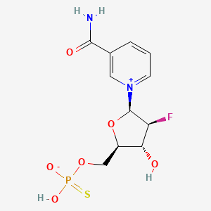 Chemical structure of Sulfo-ara-F-NMN