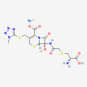 Chemical structure of Cefminox sodium