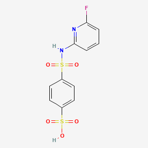 Chemical structure of NLS (PKKKRKV) (hydrochloride)