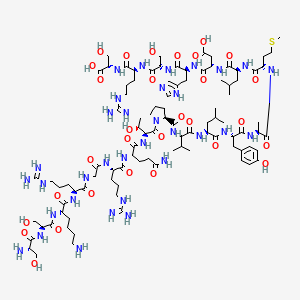 Chemical structure of Peripheral Myelin P0 Protein (180-199), mouse