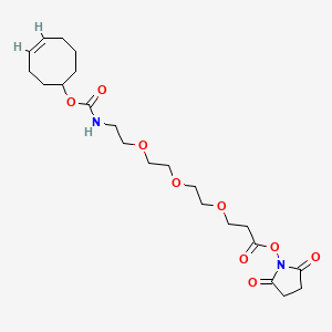 Chemical structure of TCO-PEG3-NHS ester